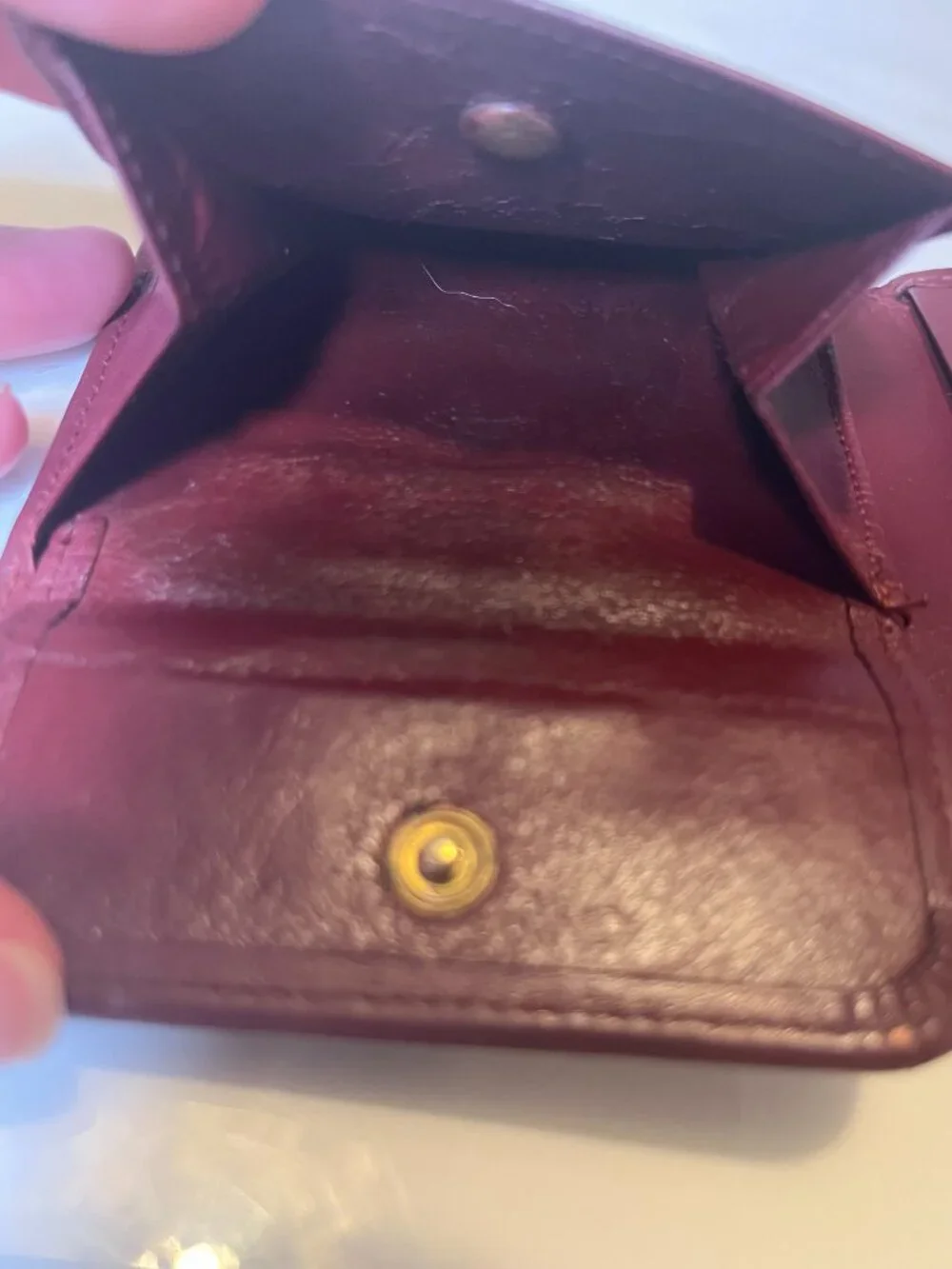 Cartier Must de Cartier Burgundy Leather Bifold Wallet Full Inclusion - Picture 12 of 12